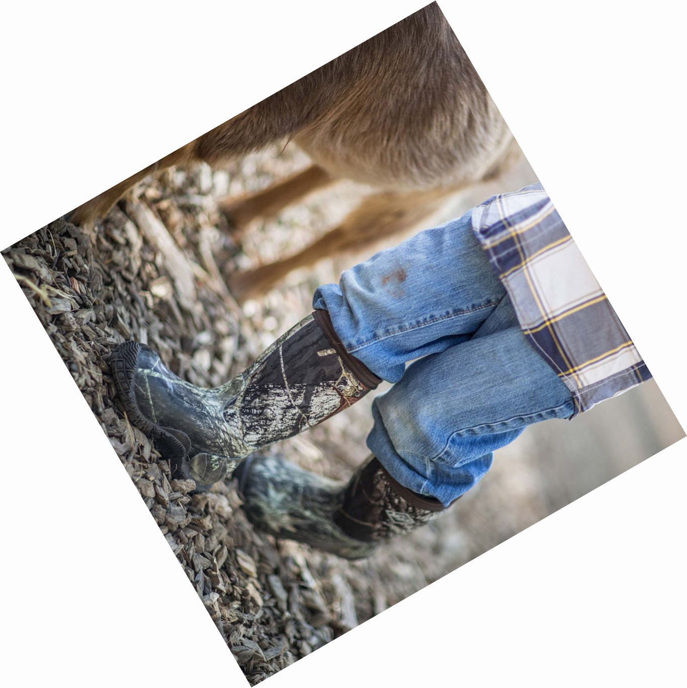 Camo Muck Rover II Kids' Rubber Boots | NZ-12RSQL