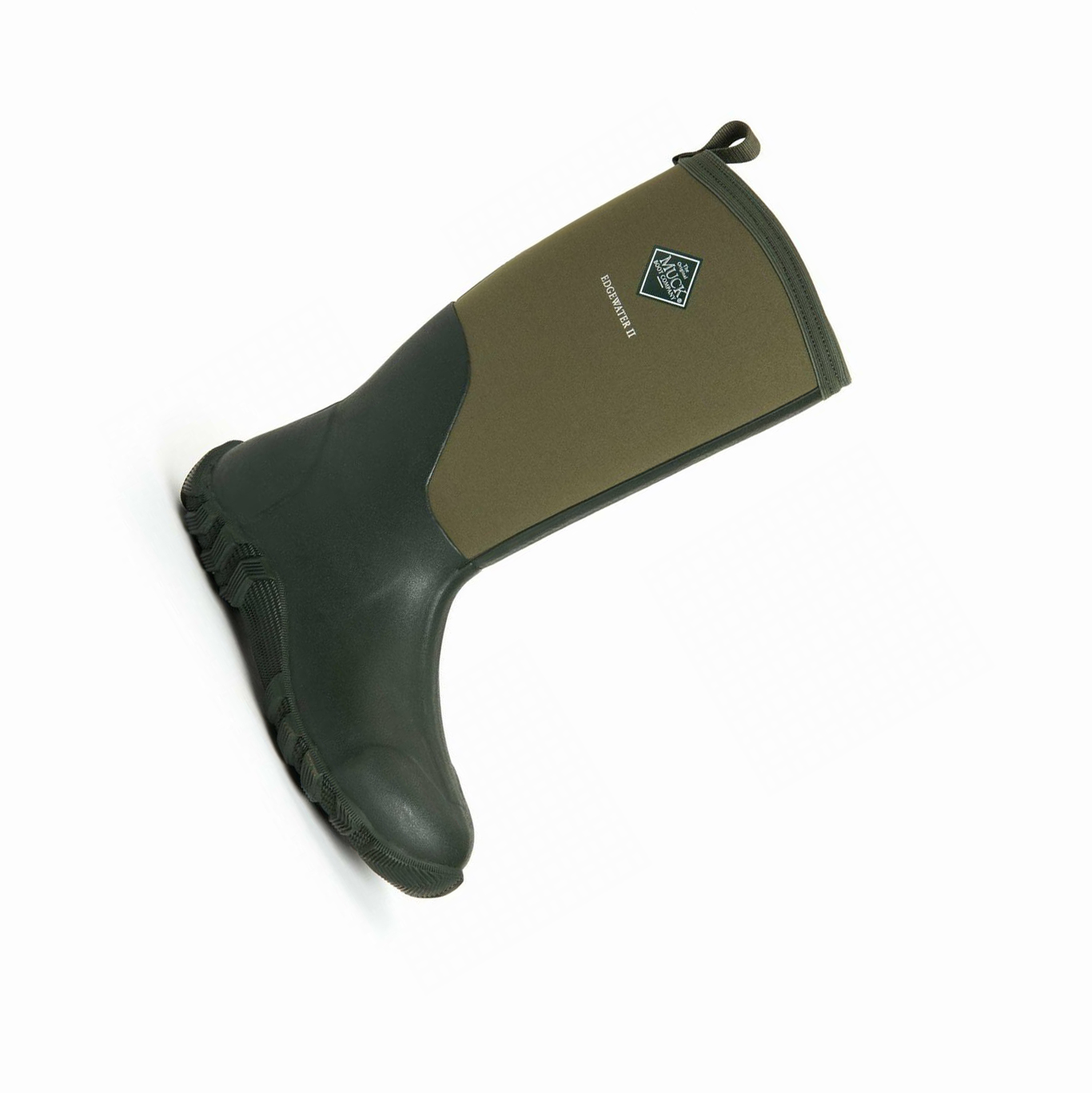 Dark Green Muck Edgewater II Women's Wide Calf Boots | NZ-07MHSJ