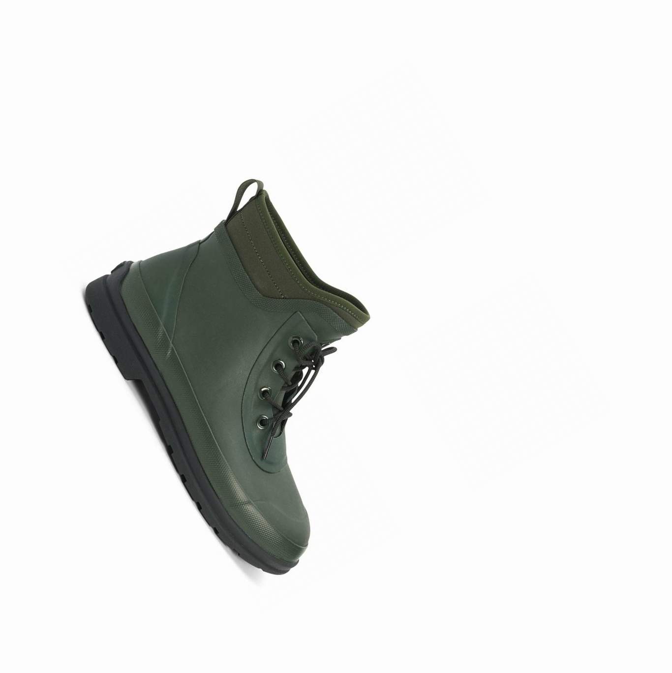 Green Muck Originals Lace Up Men's Wide Calf Boots | NZ-56FUQZ