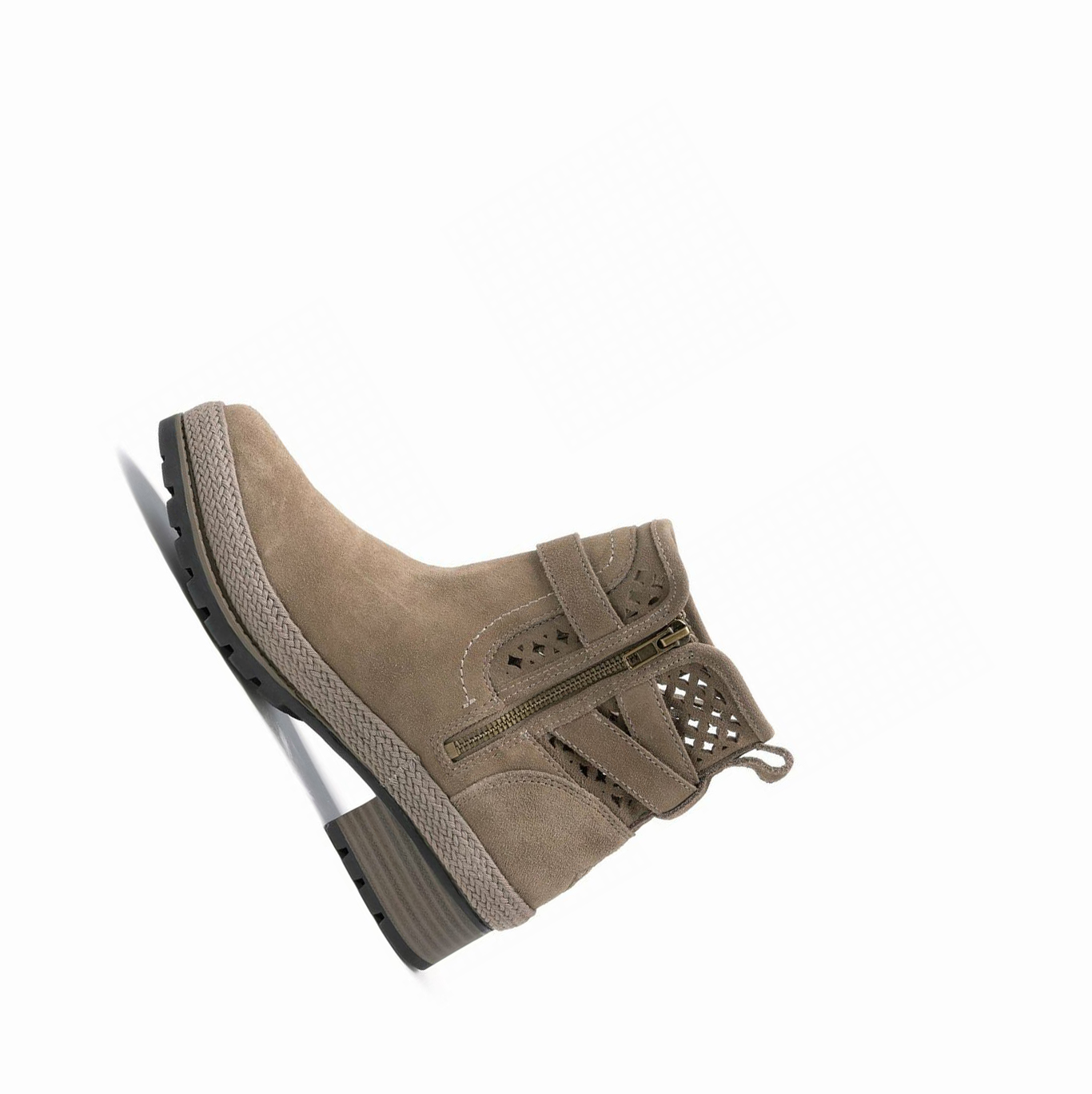 Grey Muck Liberty Perforated Leather Women's Ankle Boots | NZ-97FBMY