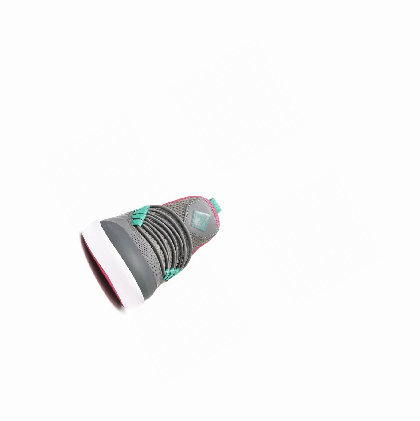 Grey Pink Muck Summer Solstice Bungee Kids' Slippers | NZ-82PNBV