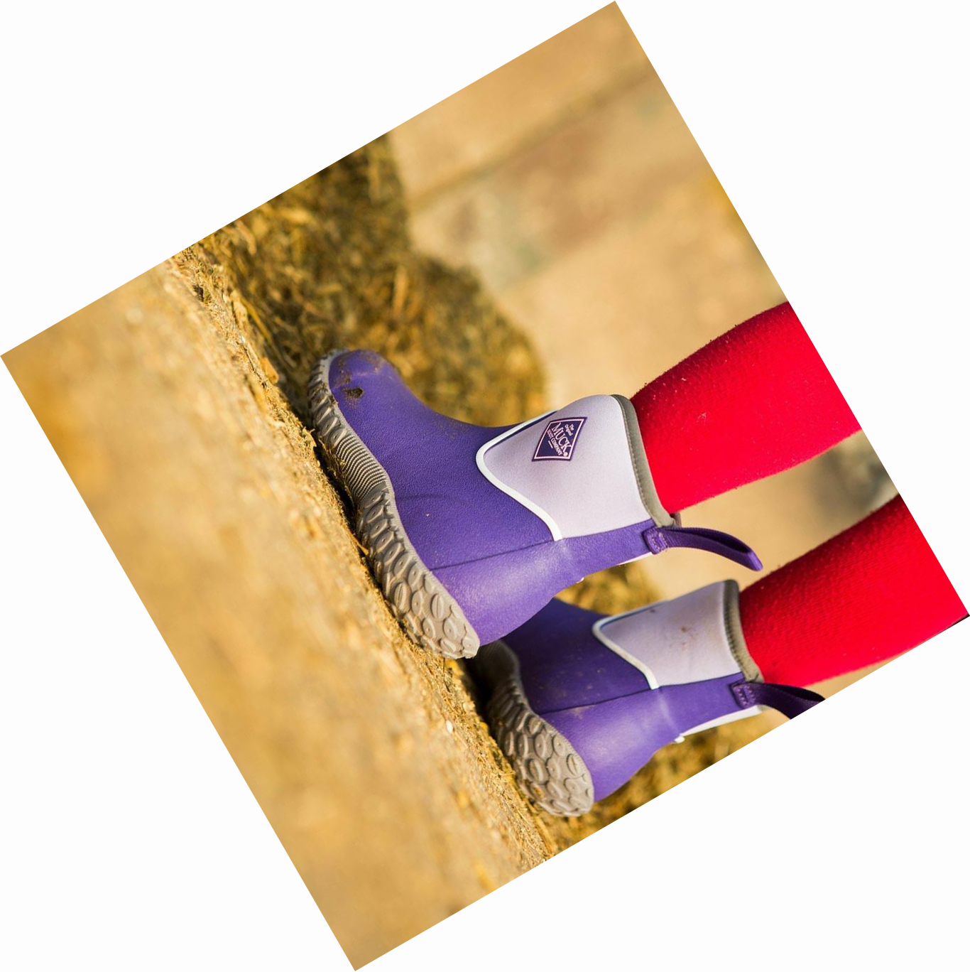 Purple Muck Muckster II Kids' Boots | NZ-63BPRM